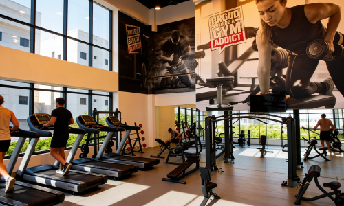 Gym inside
